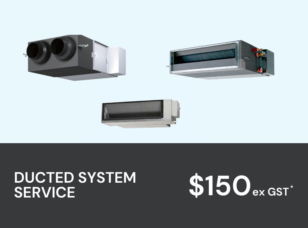 summer special offer on ducted heat pump system service at JSR 