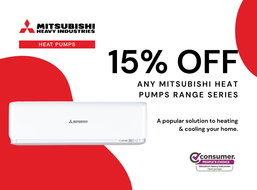 summer special offer on mitsubishi heat pump at JSR 