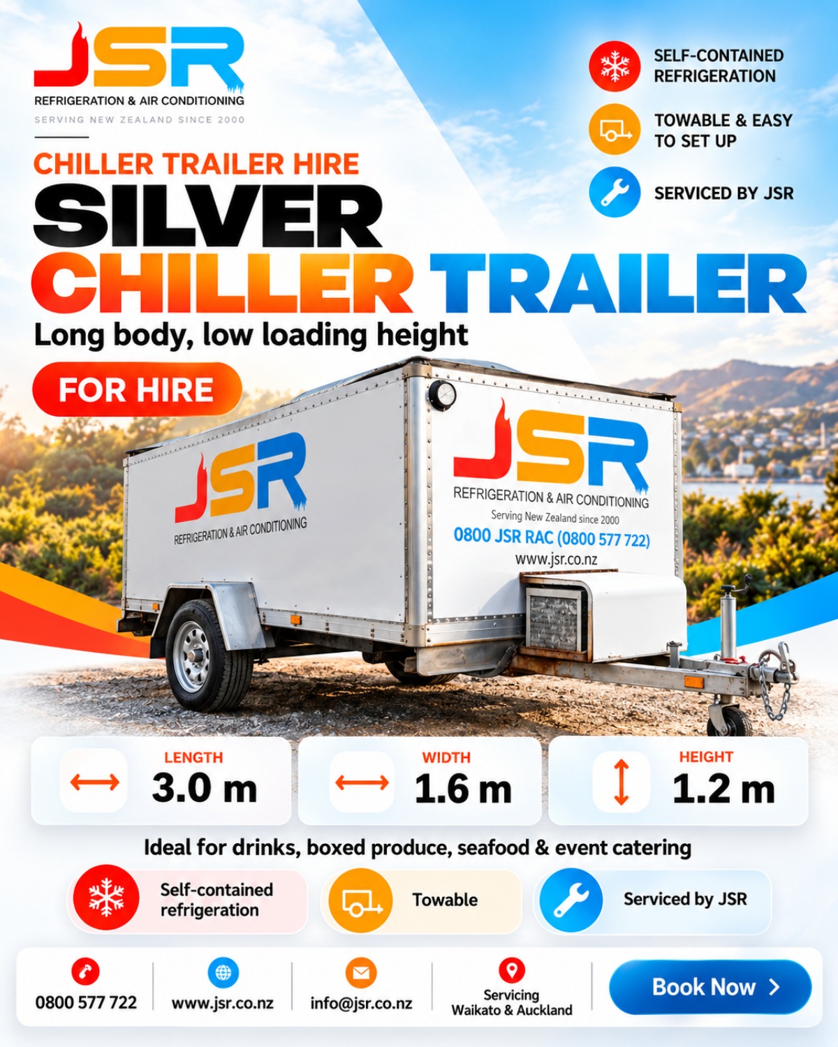Silver Chiller Trailer