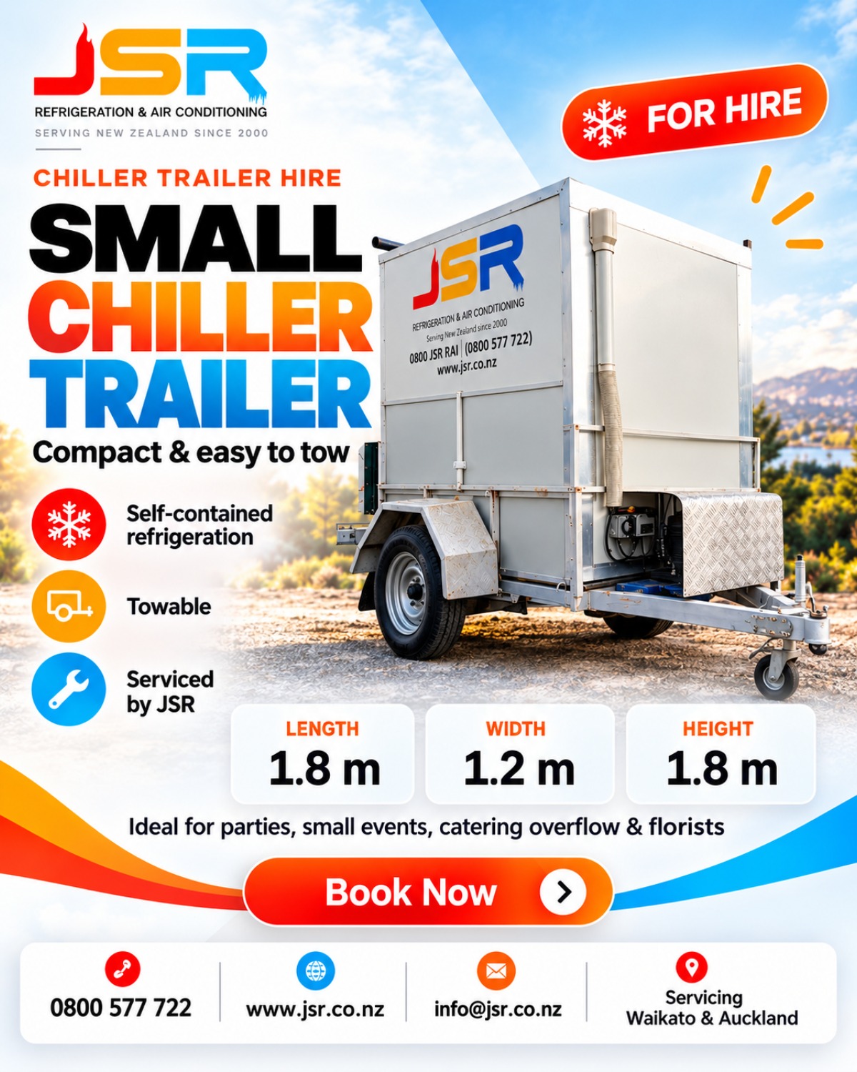 Small Chiller Trailer