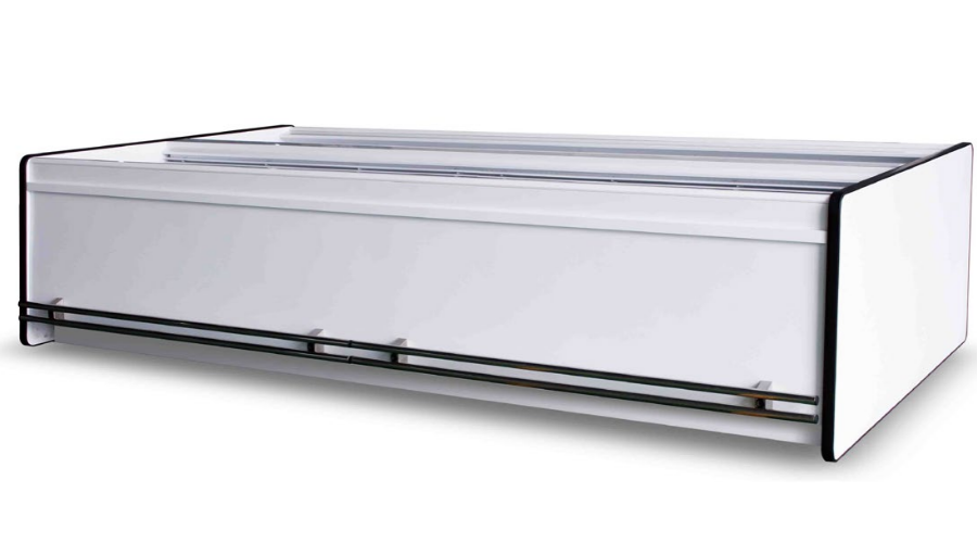 Remote Wide Island Freezer Solid Sided