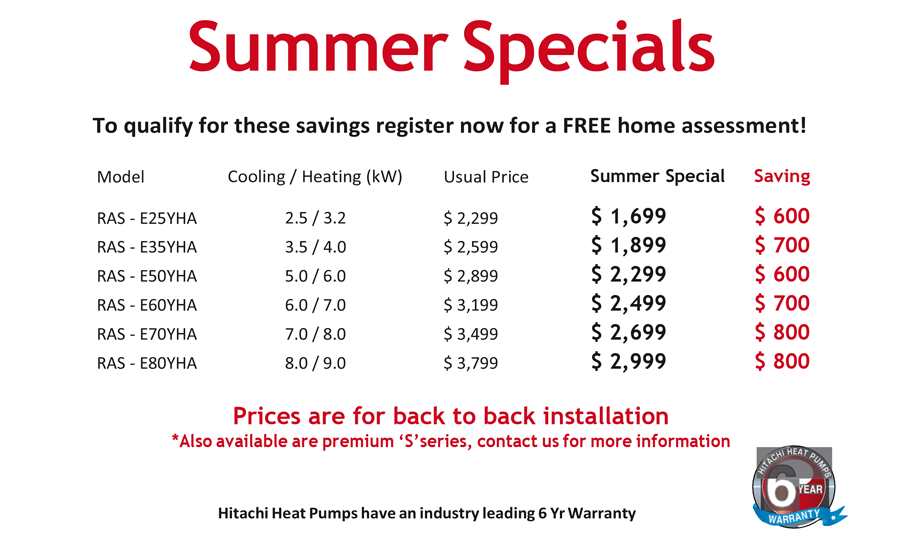 HITACHI SUMMER SPECIAL
